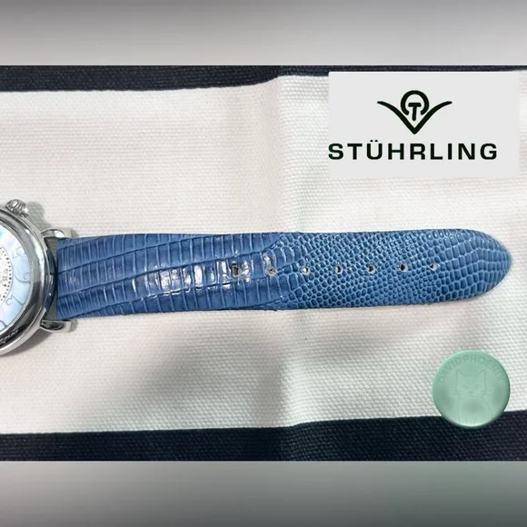 Stuhrling Original Blue and Silver Smartwatch Lady Wall Street 108 Automatic - Picture 5 of 10